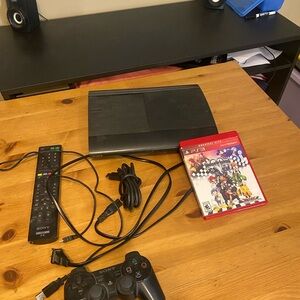 Sony Black Console with Accessories